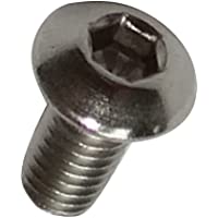 AERZETIX: 50x Pernos roscados con Cabeza abombada M3x6mm Acero Inoxidable A2 Huella 2mm Allen C17379